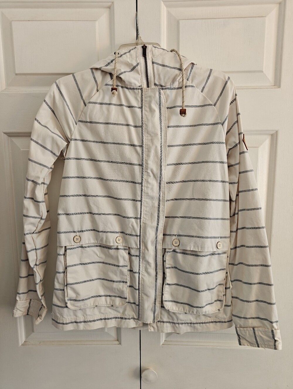 Burton Crowley Striped Hooded Lightweight Jacket